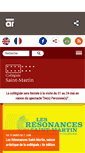 Mobile Screenshot of collegiale-saint-martin.fr